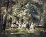 Pierre Renoir Inthe St Cloud Park USA oil painting artist